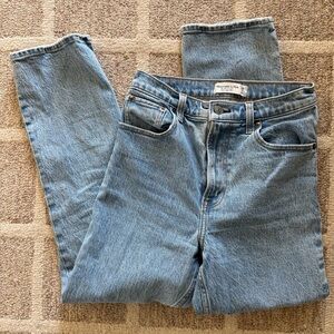 Abercrombie & Fitch The 90s Straight Ultra High Rise Sz 26 XS